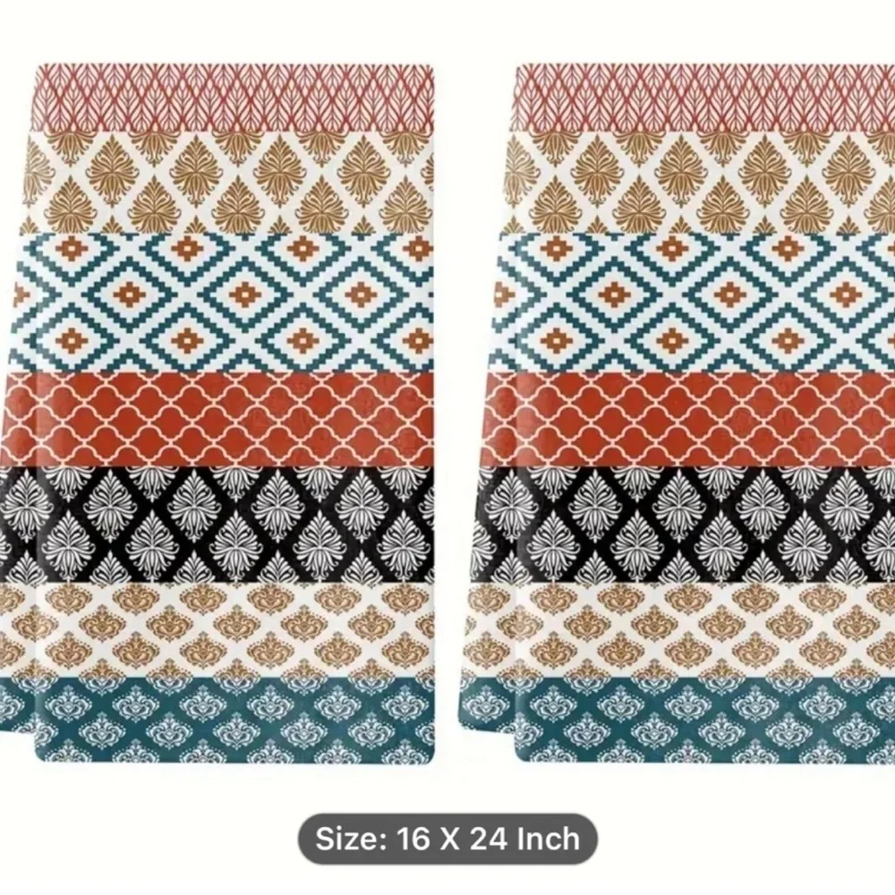 A Pair Of Bohemian Kitchen Towels